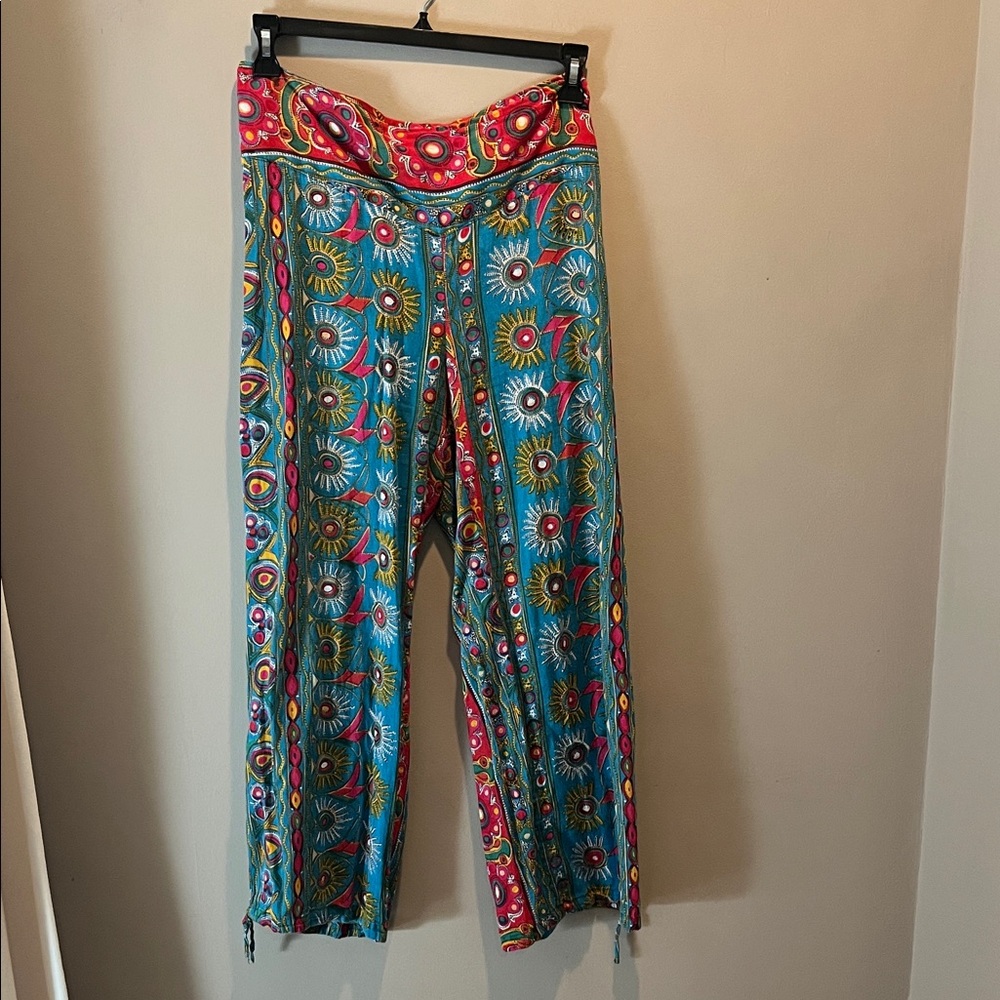 Boho Funky Wide Leg Women's Pants